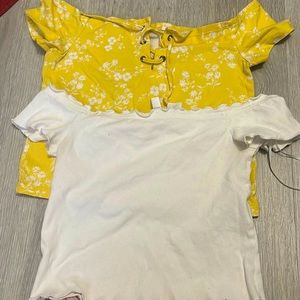 2 Off the shoulder tops